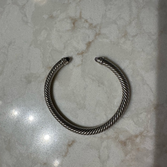 David Yurman Classic Cable Bracelet - 4mm - Amethyst with diamonds - Picture 2 of 6